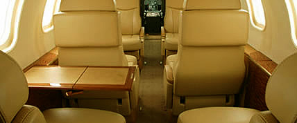 Learjet 40 Interior