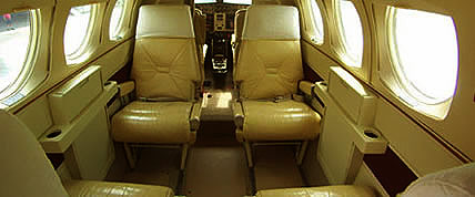 King Air 90 Interior